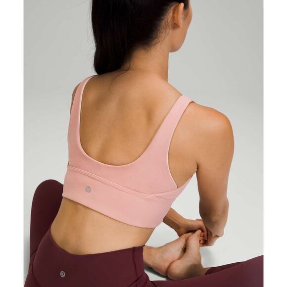Lululemon Align Reversible Bra A/B Cup Pink Puff / Pink Mist Size 10 - Picture 5 of 9